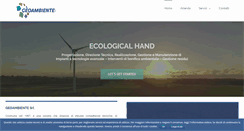 Desktop Screenshot of geoambientesrl.it